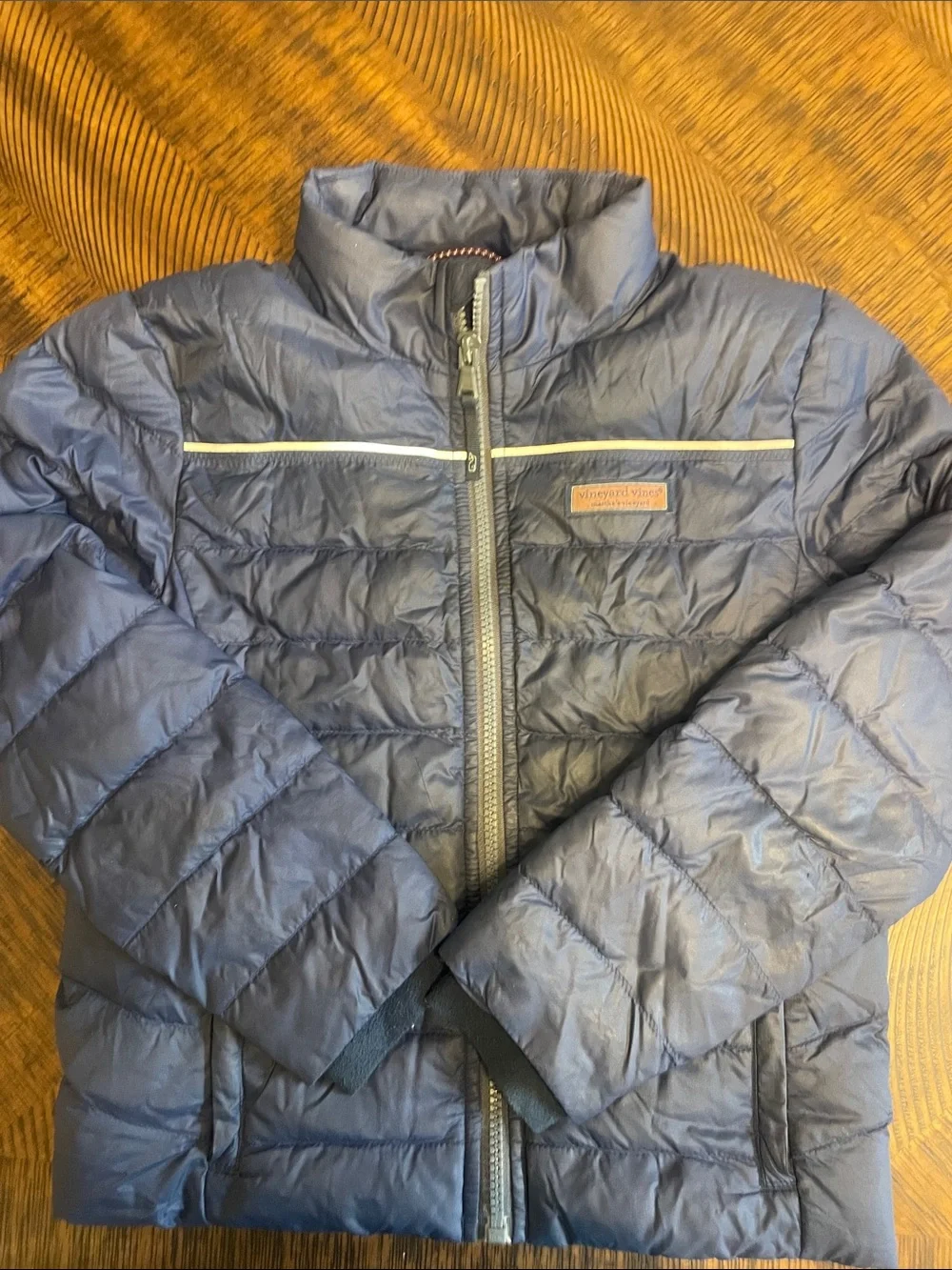Vineyard Vines Boys Navy Quilted Puffer Jacket